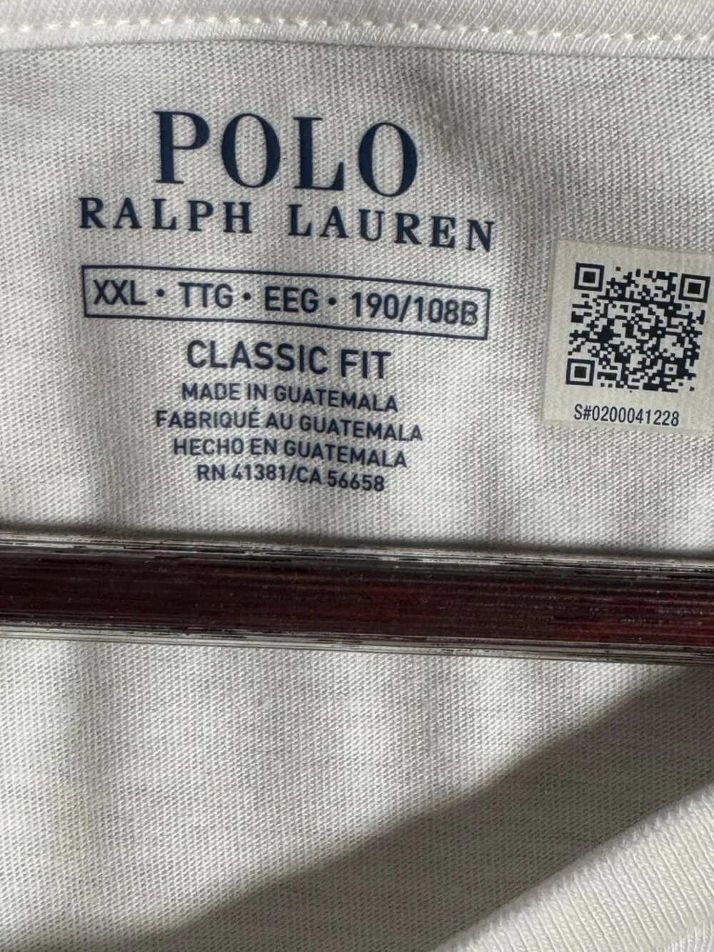 Polo Ralph Lauren T Shirt Mens XXL White Classic Fit Pony Logo Crew Neck $55